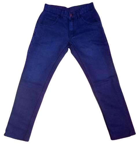 Premium navy blue regular fit jeans pant