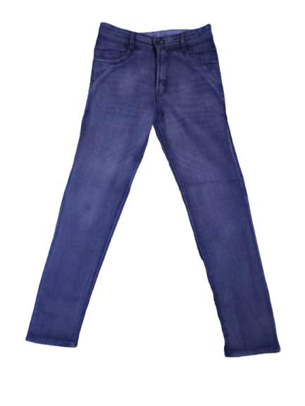 Premium deep navy blue stretchable jeans pant for men