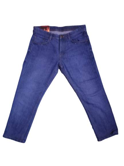 Premium blue regular fit jeans pant